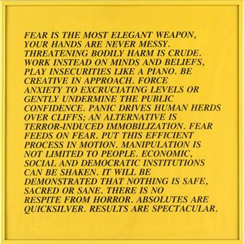 JENNY HOLZER Inflammatory Essays.